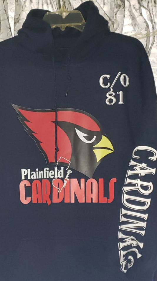 Plainfield, NJ Cardinals Hoodies or jackets.