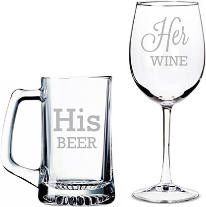 AYO Wine and Beer Mug Set (2pcs)